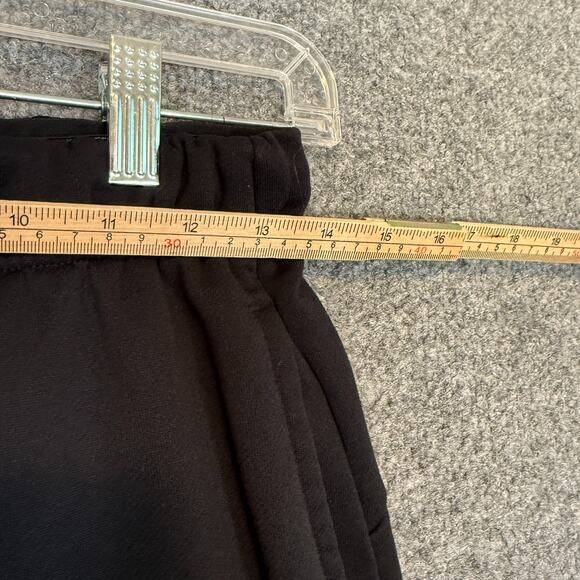 Nike Shorts Mens Small Black Dri Fit Sweatshorts Fleece Swoosh Stretch Casual - Picture 9 of 9